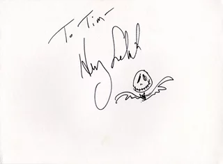 Henry Selick autograph
