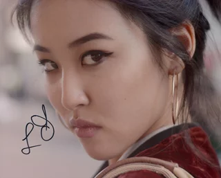 Lyrica Okano autograph