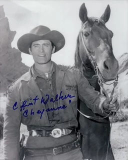 Clint Walker autograph