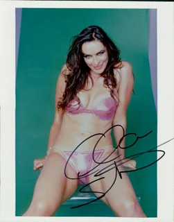 Claire Stansfield autograph