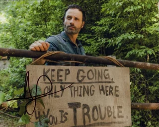 Andrew Lincoln autograph