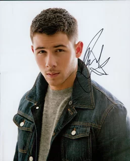Nick Jonas autograph