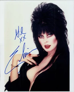 Elvira autograph