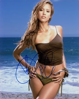 Jessica Alba autograph