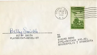 Betty Smith autograph