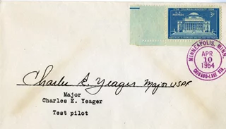 Chuck Yeager autograph