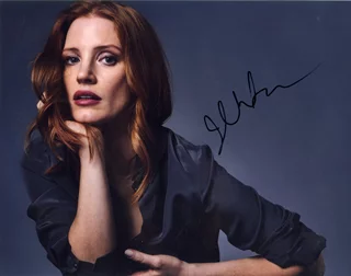 Jessica Chastain autograph