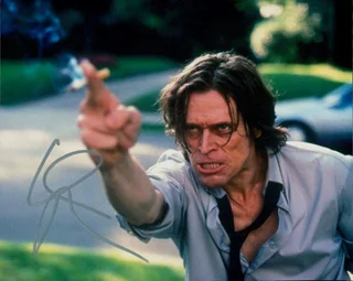 Willem DaFoe autograph