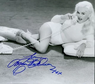 Mamie Van Doren autograph