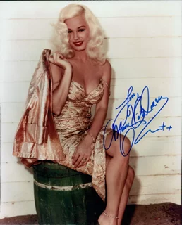 Mamie Van Doren autograph