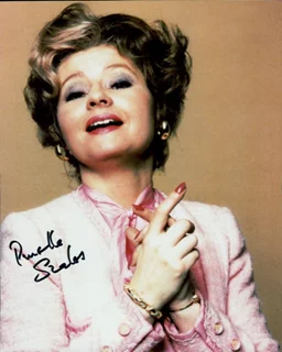 Prunella Scales autograph