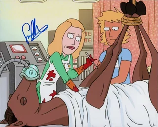 Sarah Chalke autograph