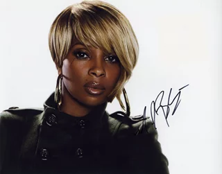 Mary J. Blige autograph