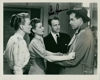 Lew Ayres autograph