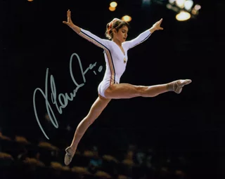 Nadia Comaneci autograph