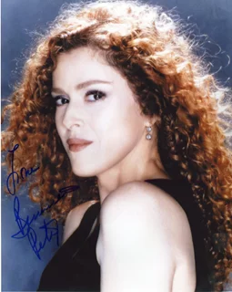 Bernadette Peters autograph