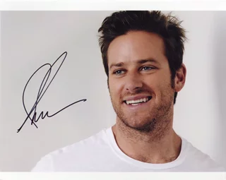 Armie Hammer autograph