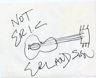 Eric Erlandson autograph