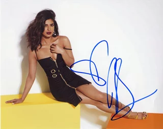 Priyanka Chopra autograph