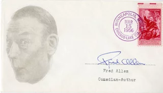 Fred Allen autograph