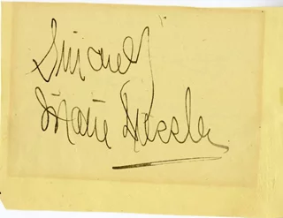Marie Dressler autograph