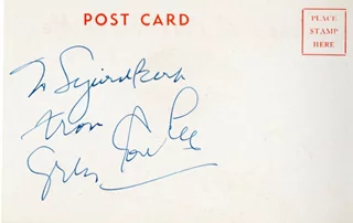 Gypsy Rose Lee autograph