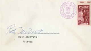 Ruth McDevitt autograph