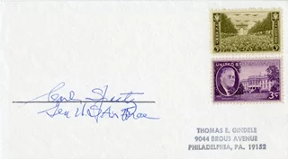 Carl Spaatz autograph