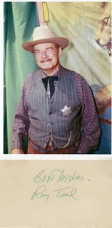 Ray Teal autograph