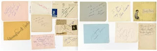 Actor Album Page Collection autograph