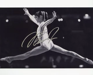 Nadia Comaneci autograph