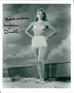 Myrna Dell autograph