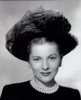 Joan Fontaine autograph