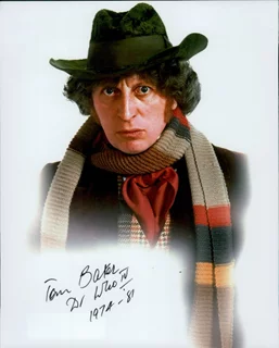 Tom Baker autograph
