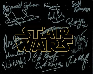 Star Wars autograph