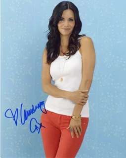 Courteney Cox autograph