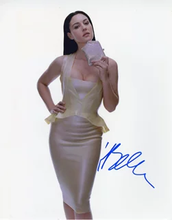 Monica Bellucci autograph