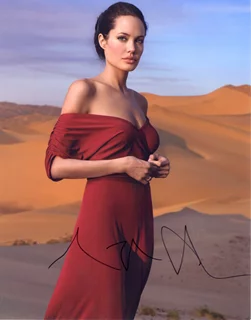 Angelina Jolie autograph