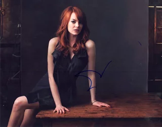 Emma Stone autograph