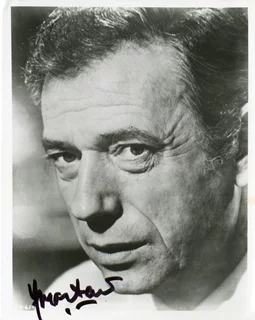 Yves Montand autograph