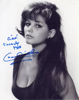 Claudia Cardinale autograph