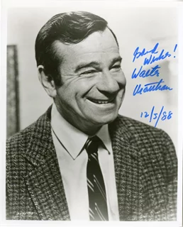 Walter Matthau autograph