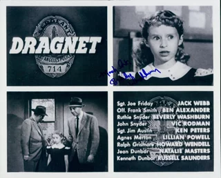 Beverly Washburn autograph