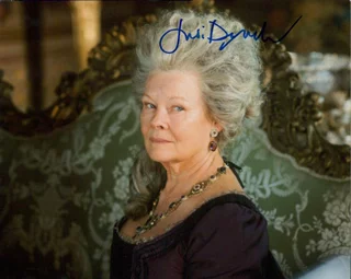 Judi Dench autograph