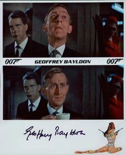 Geoffrey Bayldon autograph