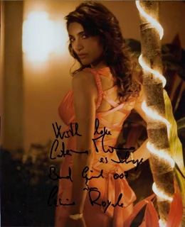 Caterina Murino autograph