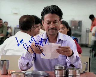 Irrfan Khan autograph
