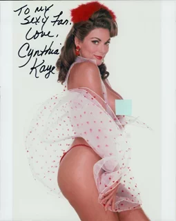 Cynthia Kaye autograph