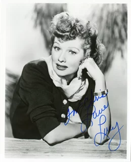 Lucille Ball autograph