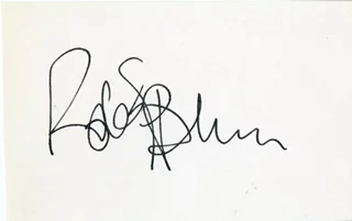 Robert Palmer autograph
